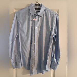 Men's Nordstroms Men's Shop Dress Shirt Trim Fit 15.5 32/33 Long Sleeve